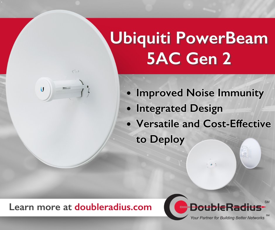 Check out the latest from Ubiquiti: the PowerBeam 5AC Gen 2, now available in a convenient 5-pack! With dedicated Wi-Fi management, this bad boy is ready to take your connectivity game to the next level.