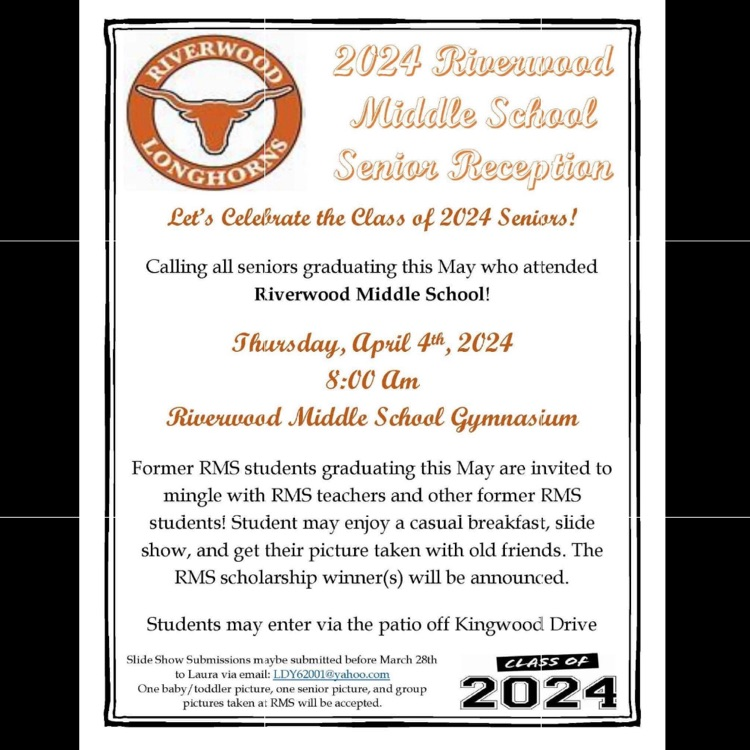 Save the date, Class of 2024! We hope to celebrate you in a couple of weeks.