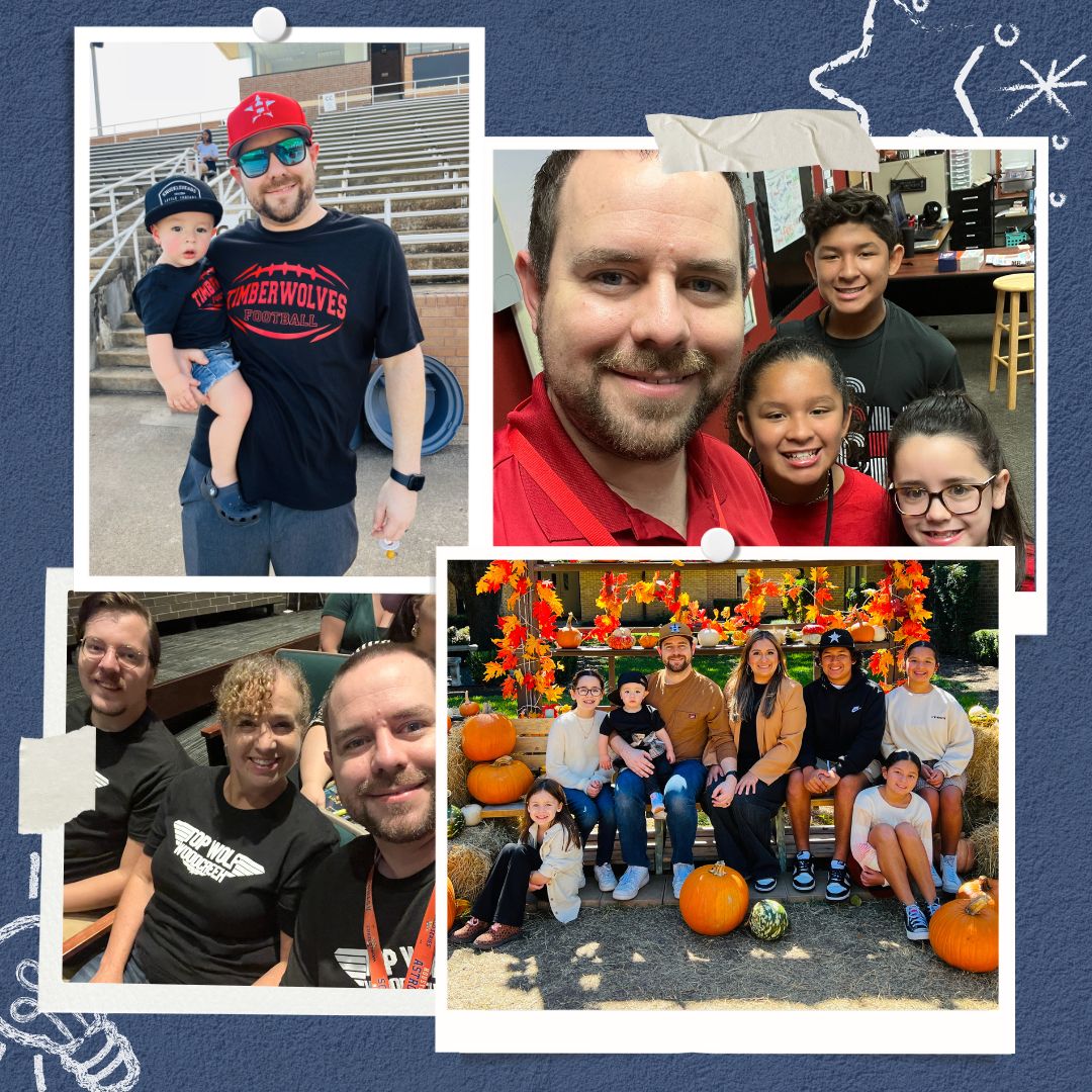 Husband, father of six, and a teacher at <a href="/WoodCreekJrHigh/">WoodCreek Jr. High</a>, Christopher Whiteley is excelling in UHD’s MEDL program @uhdcpsdean 🌠#IsGradSchoolforMe?

Read more: bit.ly/495M3XZ
Interested in grad school? bit.ly/43p70vK