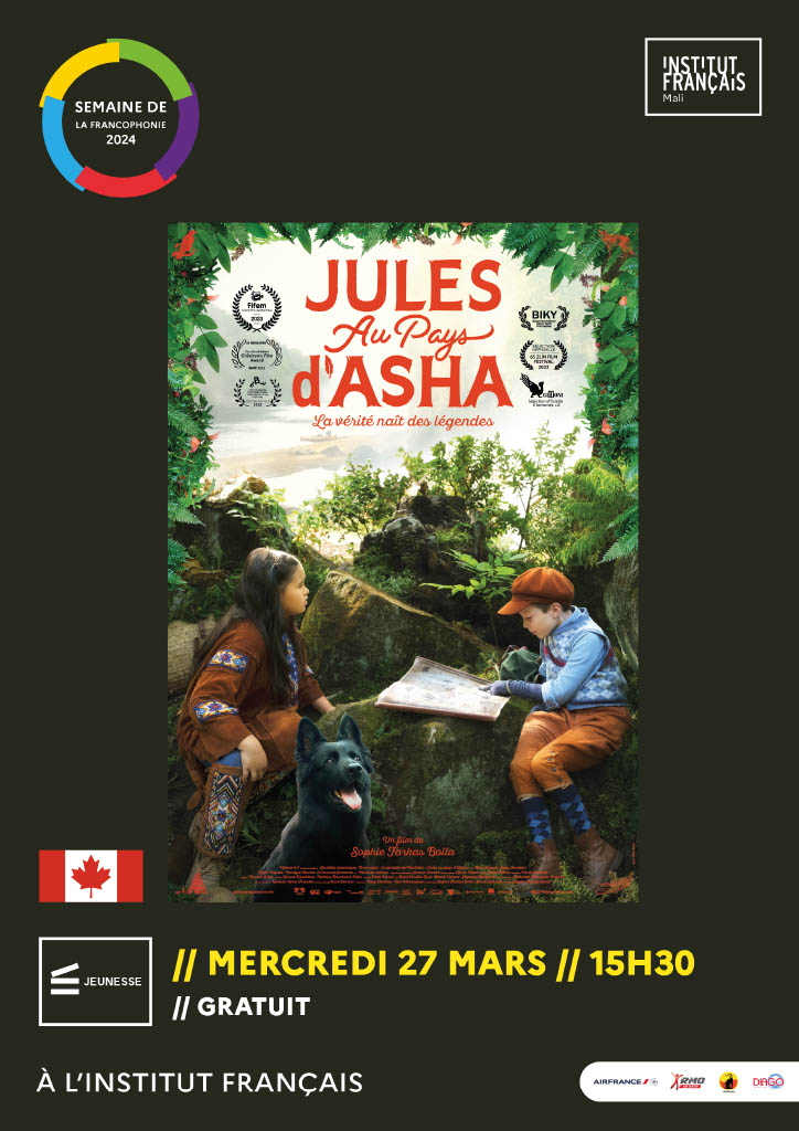 Joignez-nous le 27 mars prochain à la projection de ce film jeunesse qui raconte les aventures de Jules à la recherche d’un remède à sa maladie avec son amie Asha dans le nord du Canada. #Francophonie