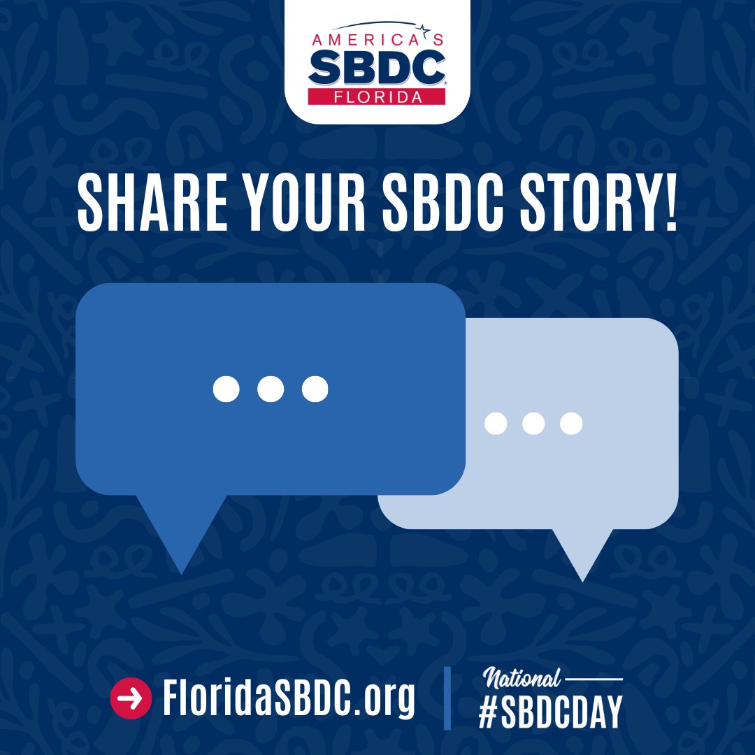 Share your SBDC story! We would love to hear how our services impacted your small business❤️ #SBDCDay