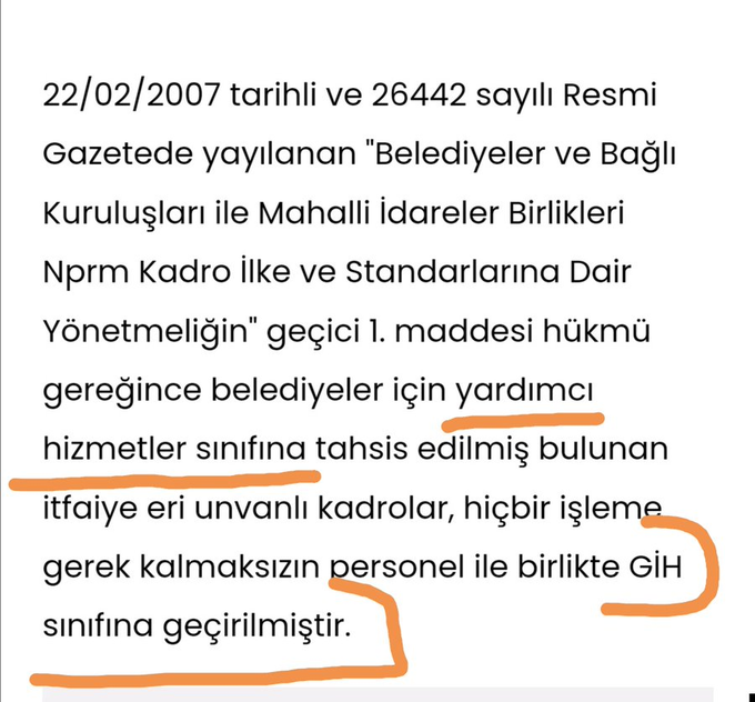 YhsDogukan's tweet photo. 140 bin #YardımcıHizmetlerSınıfı personelinin tek bir yönetmelik değişikliği ile GİH sınıfına geçişi mümkündür. İtfaiyeciler ve Mübaşirler bu yöntemle GİH sınıfına alınmıştır. Devletimizden müjde bekliyoruz. @RTErdogan @tcbestepe @isikhanvedat @csgbakanligi #YHSKadroBekliyor https://t.co/sO2xX7AJal