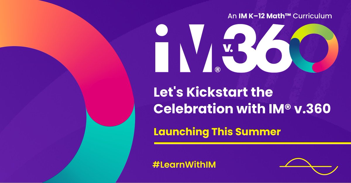 IllustrateMath's tweet photo. 🚀 Ready to launch into a new dimension of mathematics?
IM v.360 is your gateway to an unparalleled learning adventure!
Suit up, mathematicians, the ultimate math party is about to begin!
#IMv360 #LearnWithIM #IllustrativeMathematics https://t.co/9ketAyBmRP