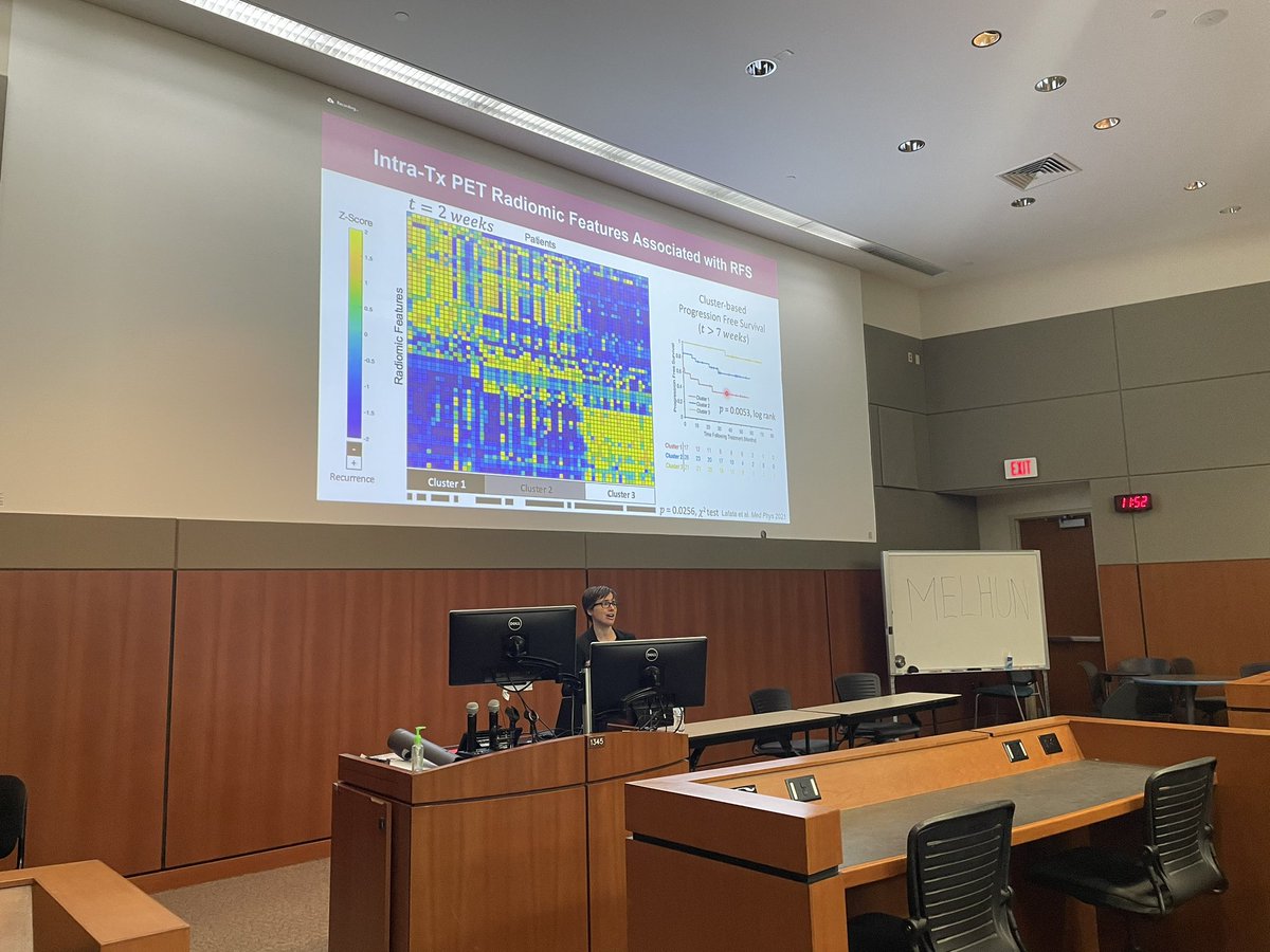 Thanks to @YvonneMowery from @UPMCHillmanCC for an amazing translational talk! You’re really moving the needle in RadOnc (to be presented at ASCO24!) and I can’t wait to see what the future holds for you!