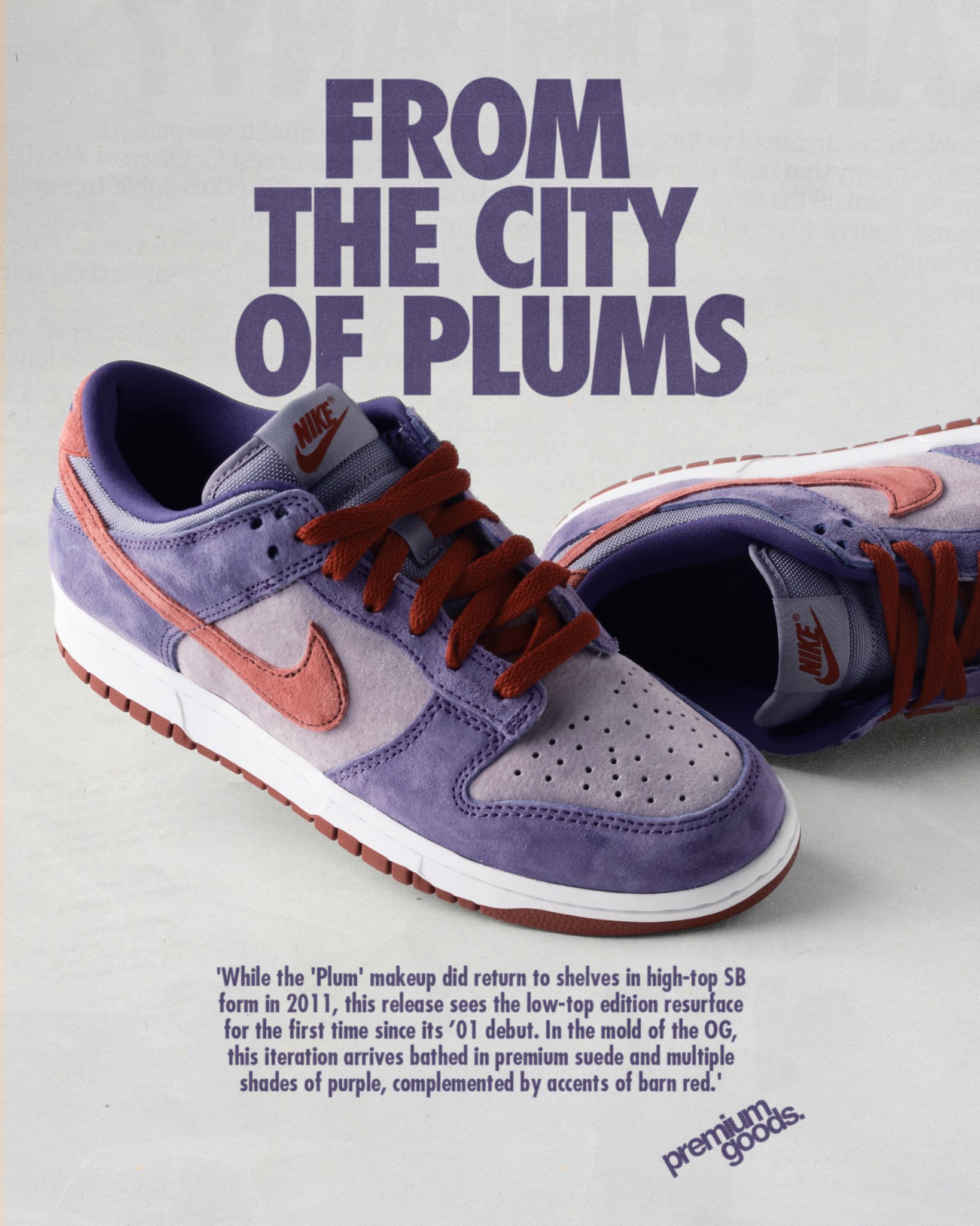 Nike sb dunk low plum raffle hot sale