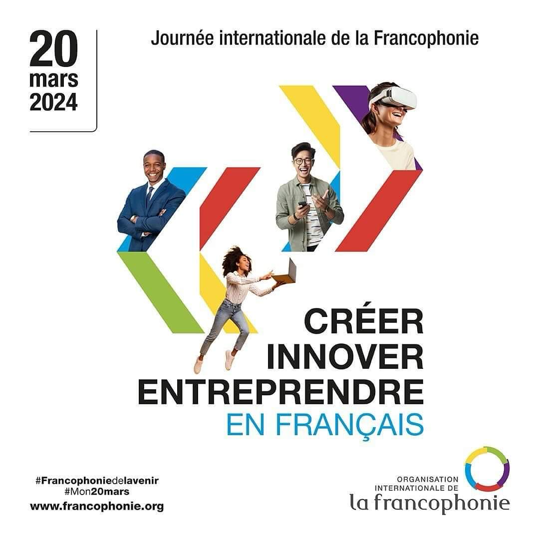 Bonne Journée internationale de la Francophonie! Célébrons ensemble notre appartenance à la grande famille mondiale de la Francophonie!

#20mars #francophonie #francophone #rvfranco #acadie #languefrançaise