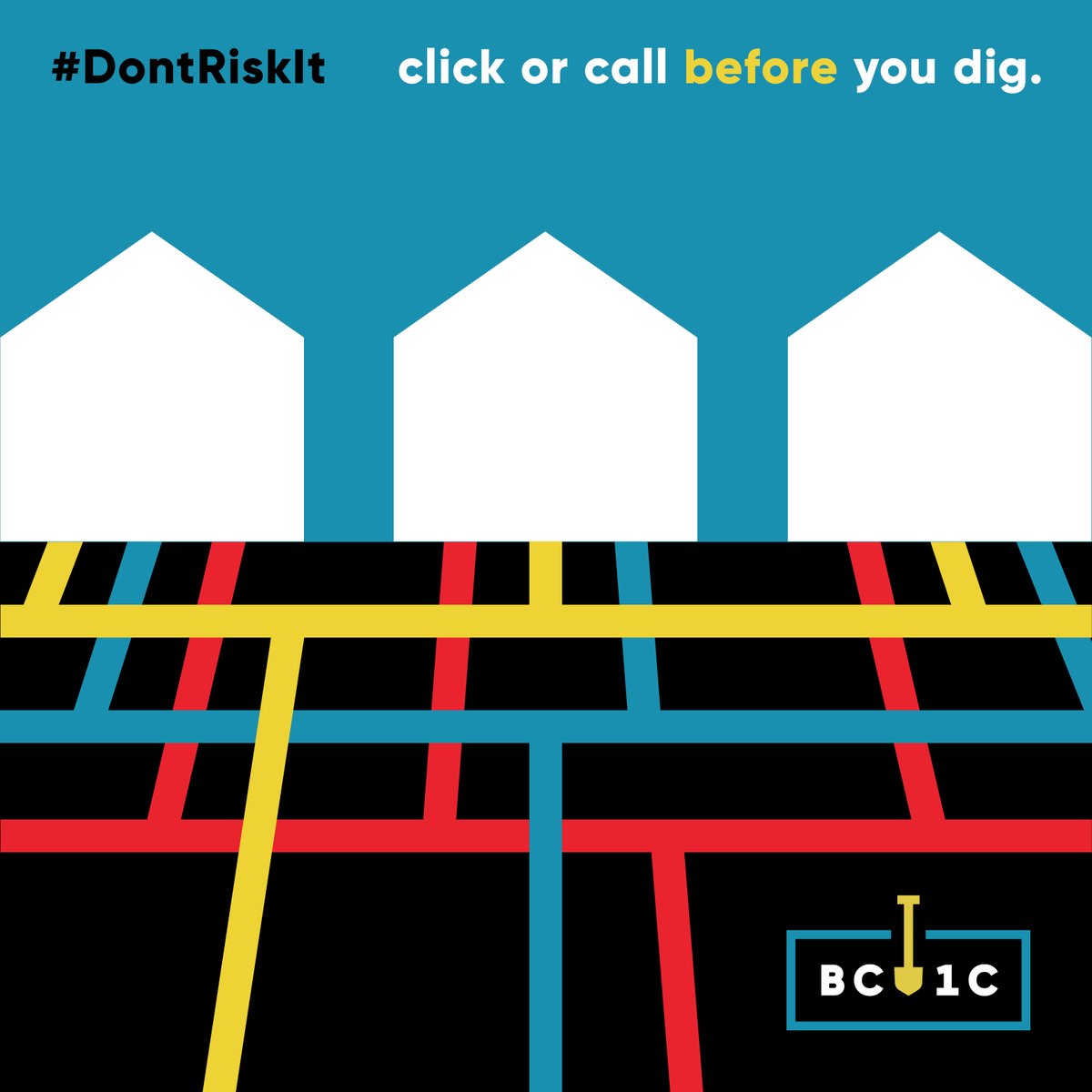Before you break ground on your DIY yard projects, or start tackling a construction project requiring excavation, be sure to contact BC 1 Call so their members can let you know what's below! #DigSafe hubs.li/Q02ngzXg0