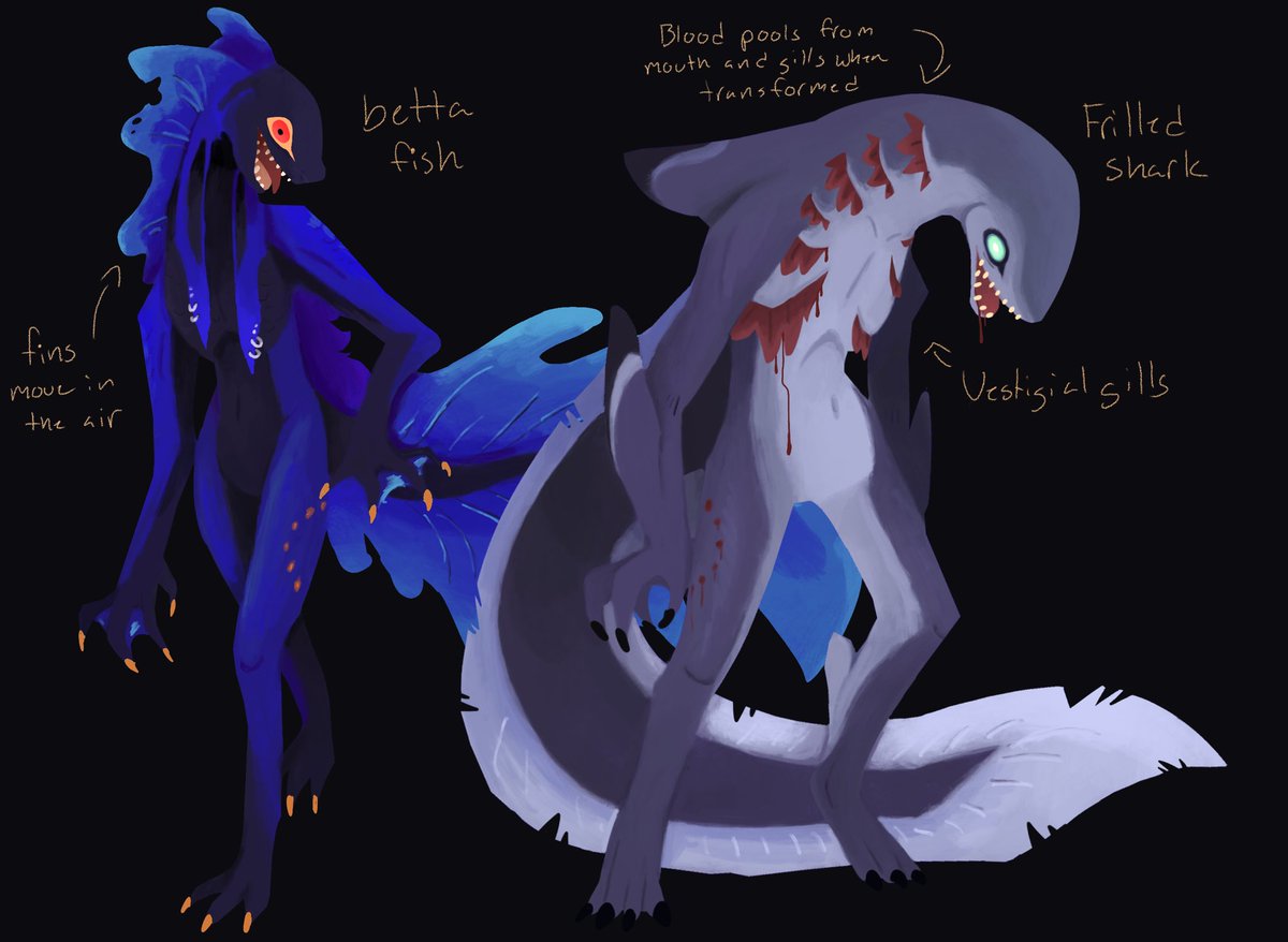 TheFrenchNugget's tweet image. As requested here’s some more were-fish