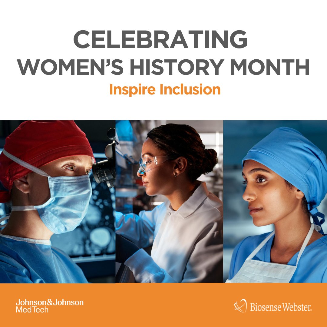 As we celebrate #WomensHistoryMonth, we’re honoring all the women at Biosense Webster who continue to inspire, innovate and collaborate to drive the company forward. Thank you for your impactful contributions to the field of #electrophysiology! #EPeeps #InspireInclusion