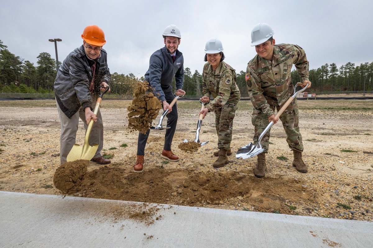 Ground was broken for the @NJNationalGuard 21st Weapons Of Mass Destruction-Civil Support Team Ready Building @jointbasemdl, Mar. 20. The $6.3 million, 10,400-square-foot facility will support the 21st WMD-CST’s 24/7/365 mission. 📷Mark C. Olsen