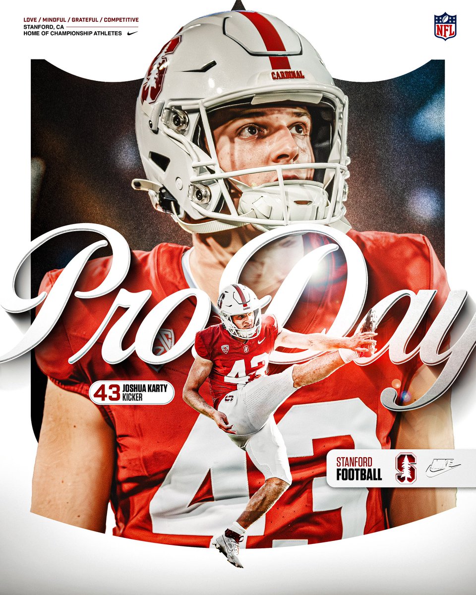 Stanford's finest is ready to shine at his Pro Day! 🌲👟

#GoCard #FearTheTree #ForThe8180