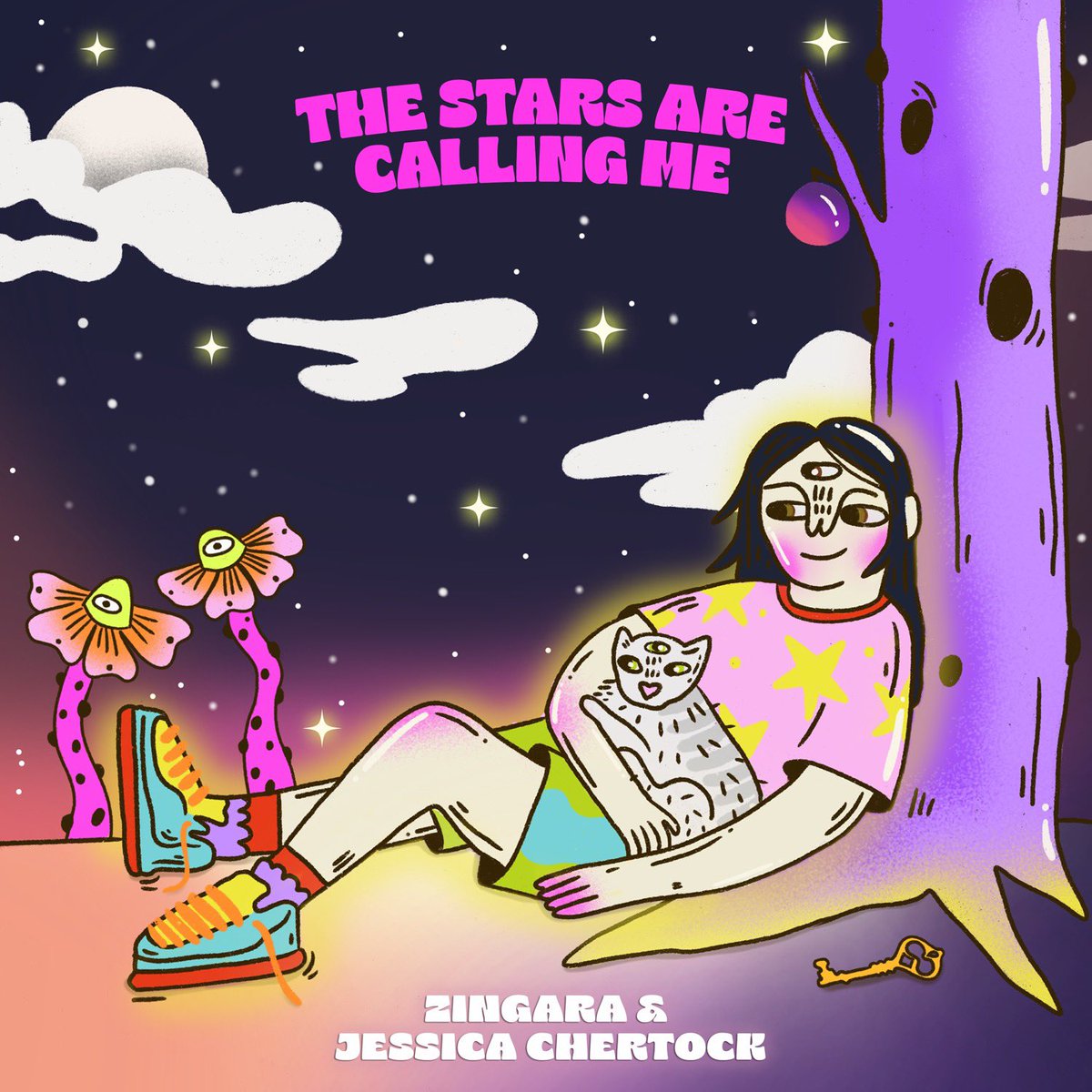 The Stars Are Calling Me is out now on all streaming platforms! 🌙🌟✨ distrokid.com/hyperfollow/zi…