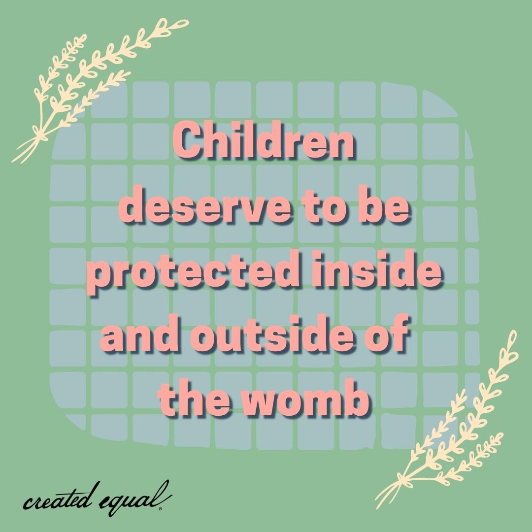 createdequalorg's tweet image. They're human beings both inside the womb and out, so why would we treat them any differently?

#humanbeing #preborn #prolife