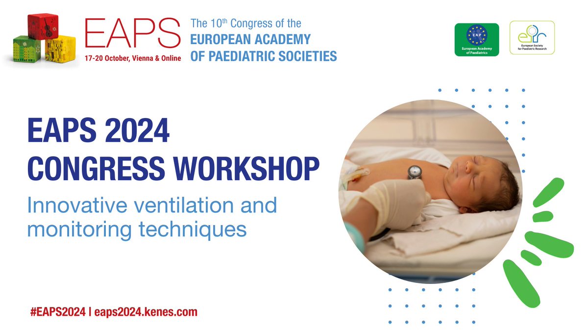 Elevate your expertise at #EAPS2024! 👉 Explore our interactive workshop on advanced ventilation and monitoring for neonatal and pediatric care. 🗓️ Mark Oct 19, 2024 🔗 Sharpen your skills with hands-on practice: bit.ly/48AOfHx @espr_esn @EAPaediatrics #PedsICU