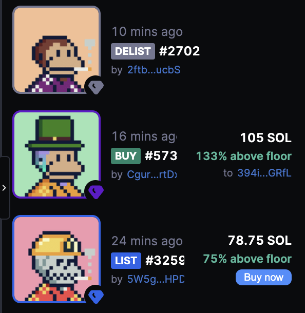 SALE: <a href="/GalacticGeckoSG/">🟩Galactic Gecko Space Garage 🦎 🛸 🪐</a> LEAD <a href="/genuinearticles/">🟩 Genuine Articles // GG 🦎</a> GRABS YOUTUBER <a href="/ksicrypto/">KSIsBiggestHater</a>'S <a href="/SolanaMBS/">Solana Monkey Business</a> PFP