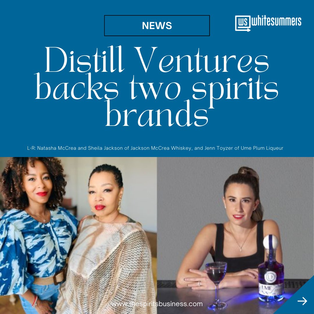 Our client Jackson McCrea Whiskey, a Black and female-owned whiskey brand, just got a huge boost thanked to Distill Ventures’ investment to help their team accelerate growth and build for the future. bit.ly/3TCthCY #venturecapitalism #investment #growthcompanies