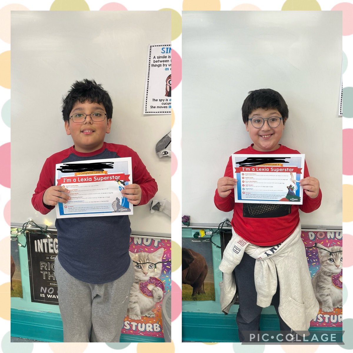 Two more ⁦@LexiaLearning⁩ ⭐️Superstars ⭐️ from Room 209 ⁦@Jackson_Ave⁩ ⁦@MineolaUFSD⁩ #MineolaProud #MineolaGrows ⁦@ms_theofanis⁩