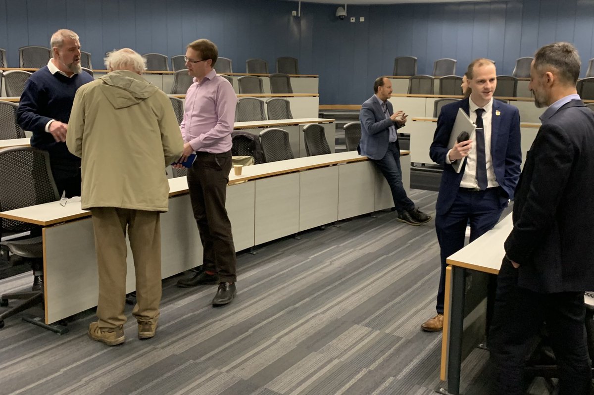 It was great to meet Alan Kinder, the new Chief Executive of @regstud, who visited our North East Branch and talk with members at @NorthumbriaUni today. Looking forward to working with Alan and colleagues in the next future #NorthEast #regionalstudies #takeontomorrow