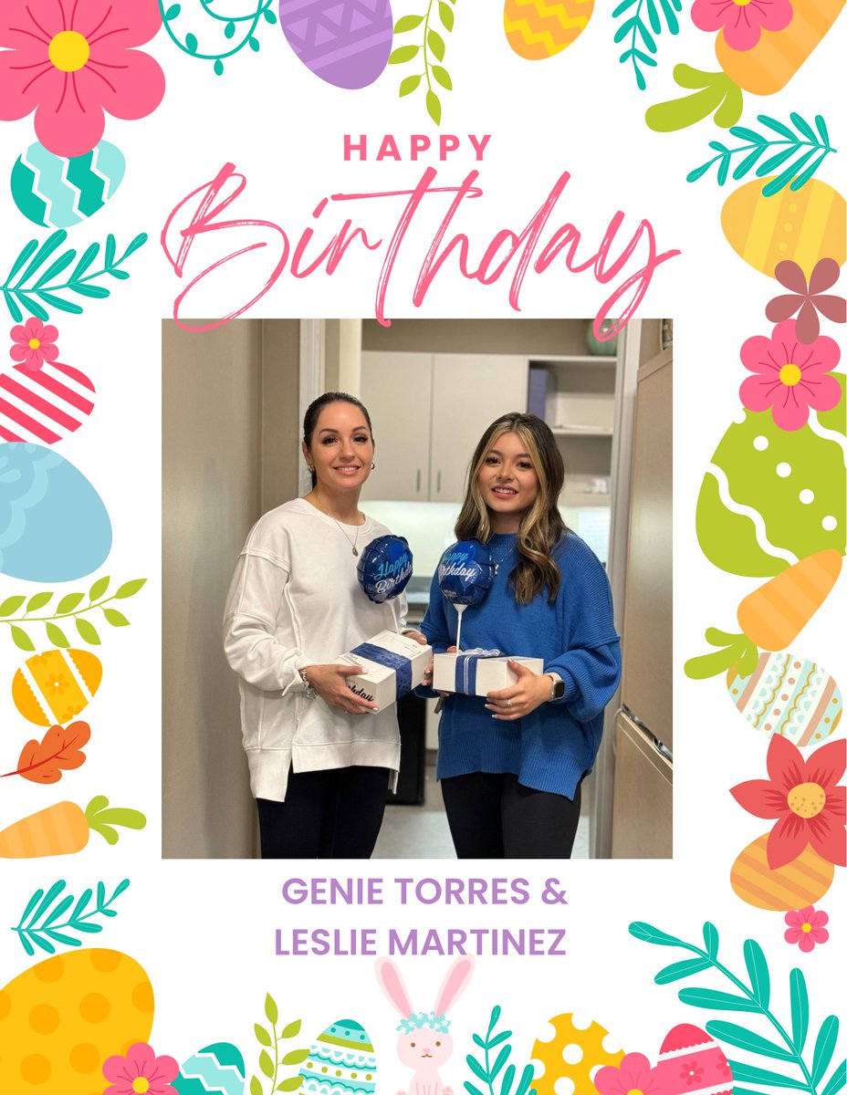 Happy #AIBirthday to Genie Torres and Leslie Martinez over Pat Lobb’s Toyota of McKinney!🎂🥳🎉 We #LoveYaGenie&Leslie! #OneAIB #TITLEDIRECT #TITLEGENIUS