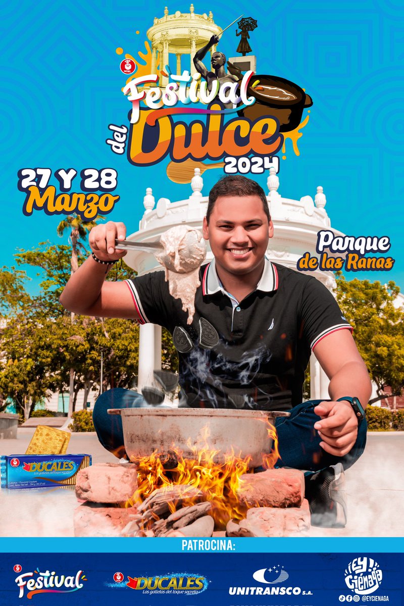 eycienaga's tweet photo. FESTIVAL DEL DULCE
El 27 y 28 de marzo llega el Festival del Dulce @ducalesesmagia a Ciénaga 🤩 Este miércoles y jueves santos agéndate al festival del dulce y ayúdanos a rescatar la tradición.
📍Parque de la Ranas centro historico de Ciénaga Magdalena
🕢 desde las 9am https://t.co/3kBjAq4NKn