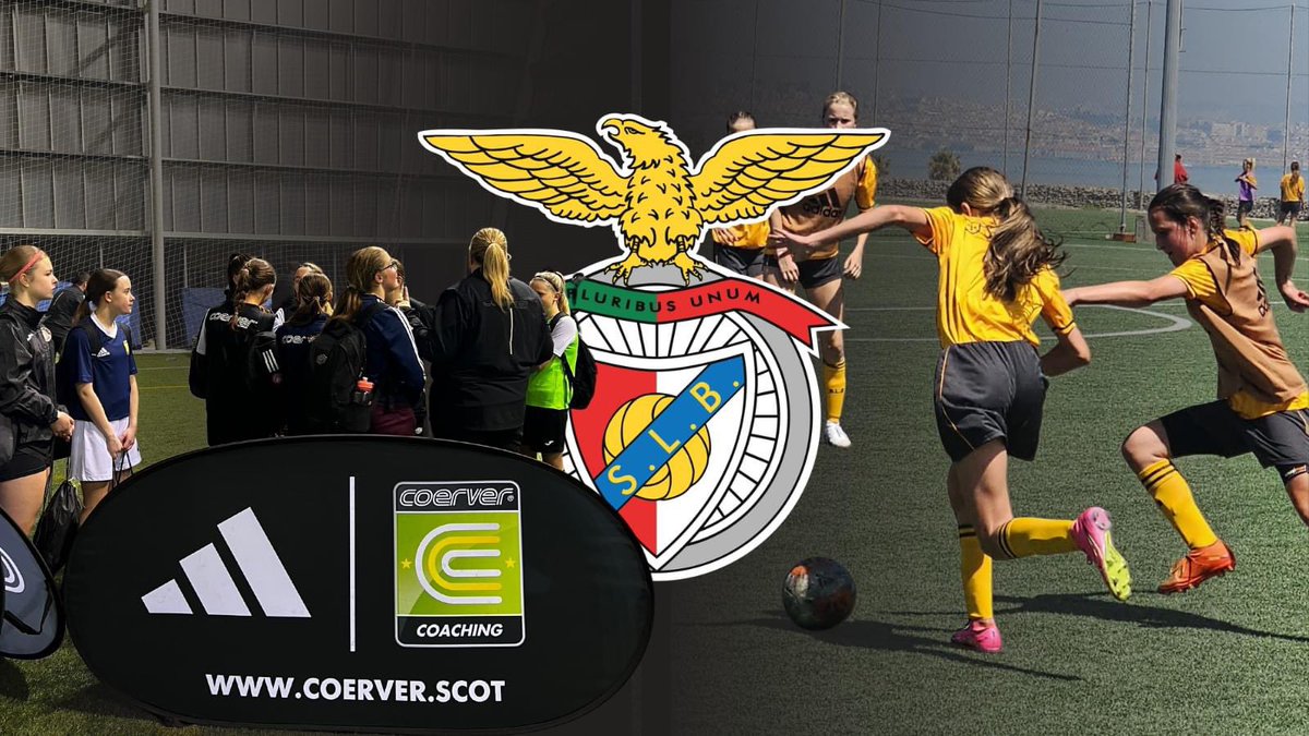 Coerver® Scotland Girls NATIONAL squad are 11 days away from experience training and playing with two Portuguese Primeria Liga teams. Just For Girls Elite International program in Lisbon creating more opportunities for our Coerver® Just For Girls. #OnlyWithCoerver
