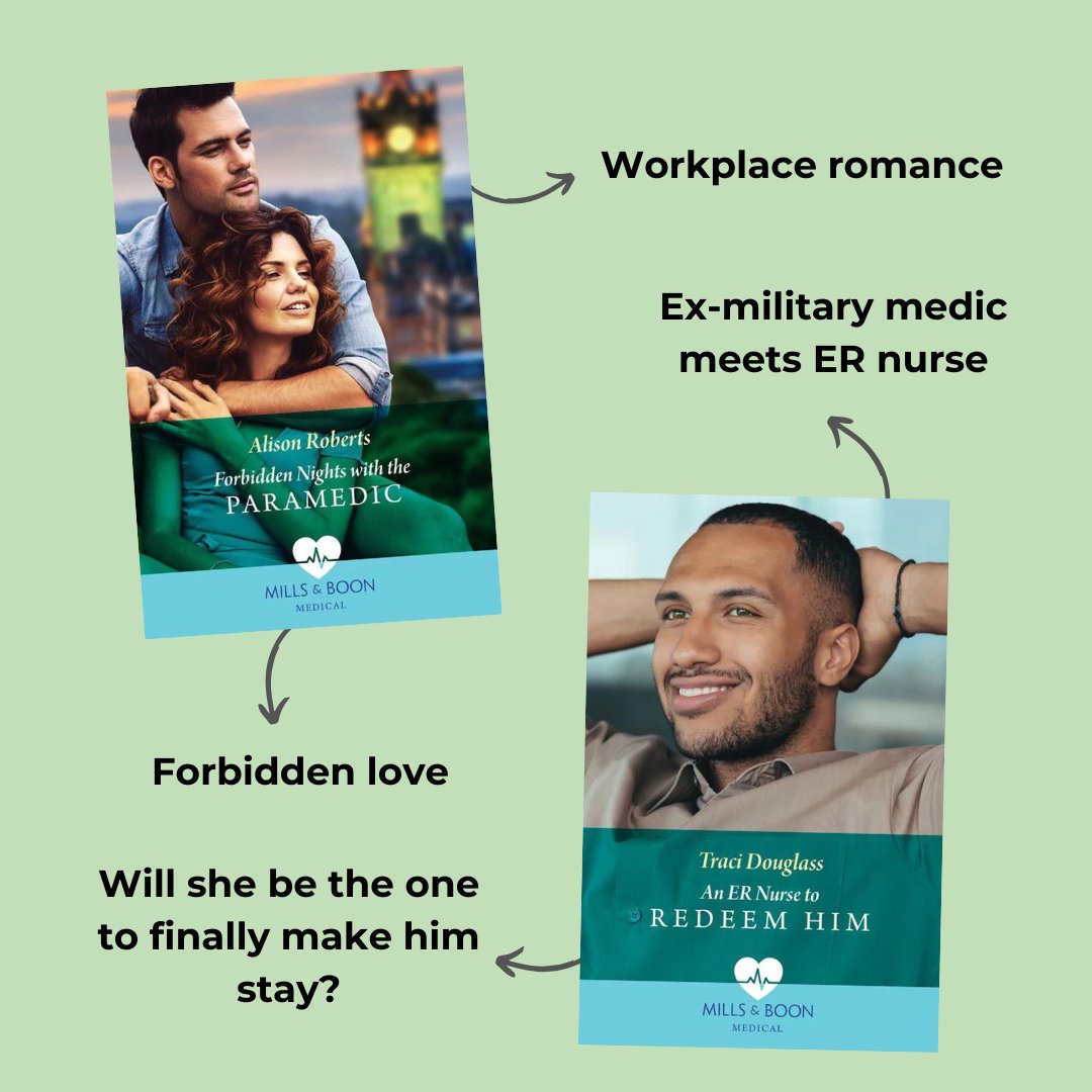Set your pulse racing with hot-shot ER nurses and fearless first responders in all new Medical romances! Find out more: ow.ly/MbiX50QXUVp