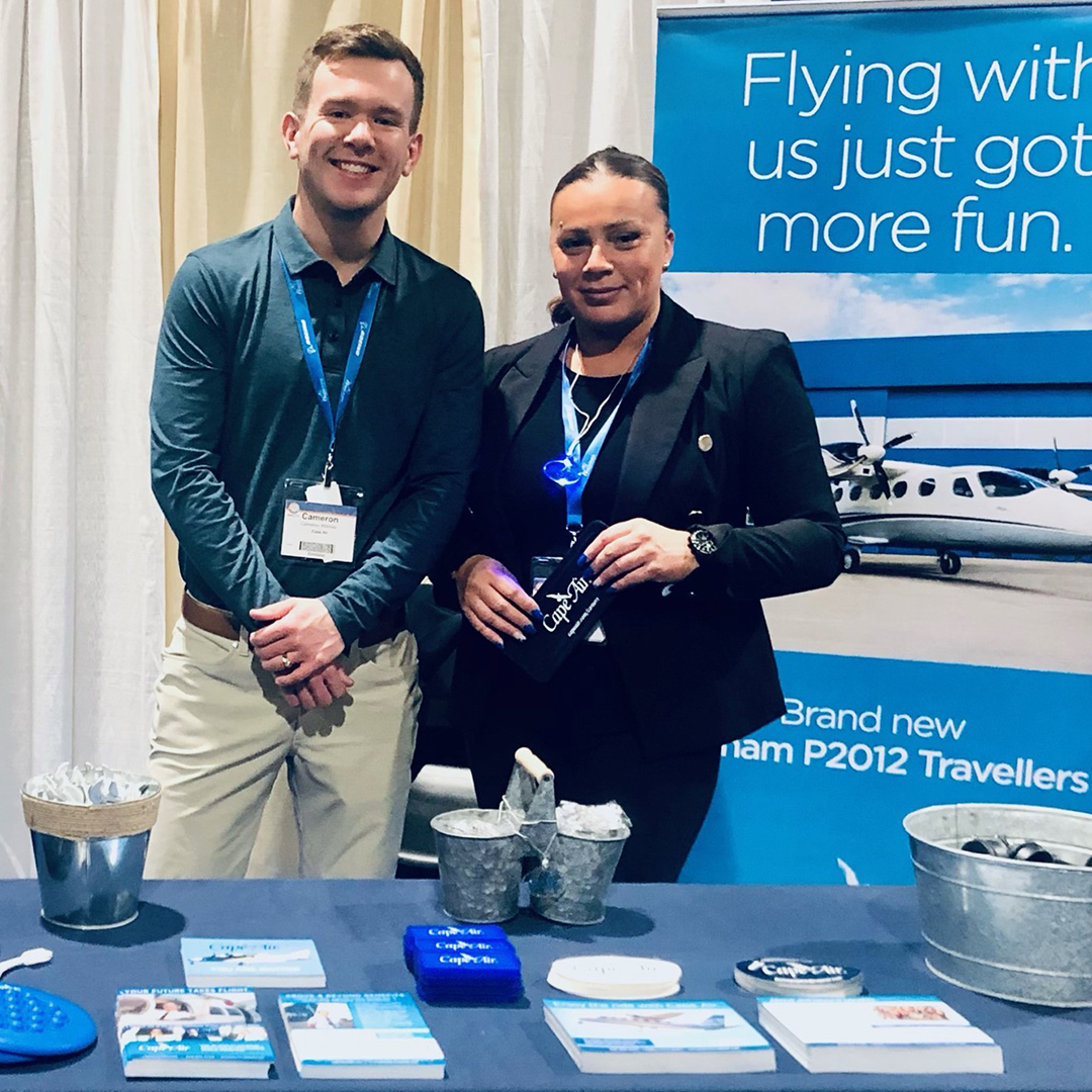 If you happen to be attending the 2024 WAI Conference, please visit us at booth #611 and pick up some cool Cape Air swag. We'll be there Thursday - Saturday and look forward to meeting everyone. . . . #flycapeair #womeninaviation