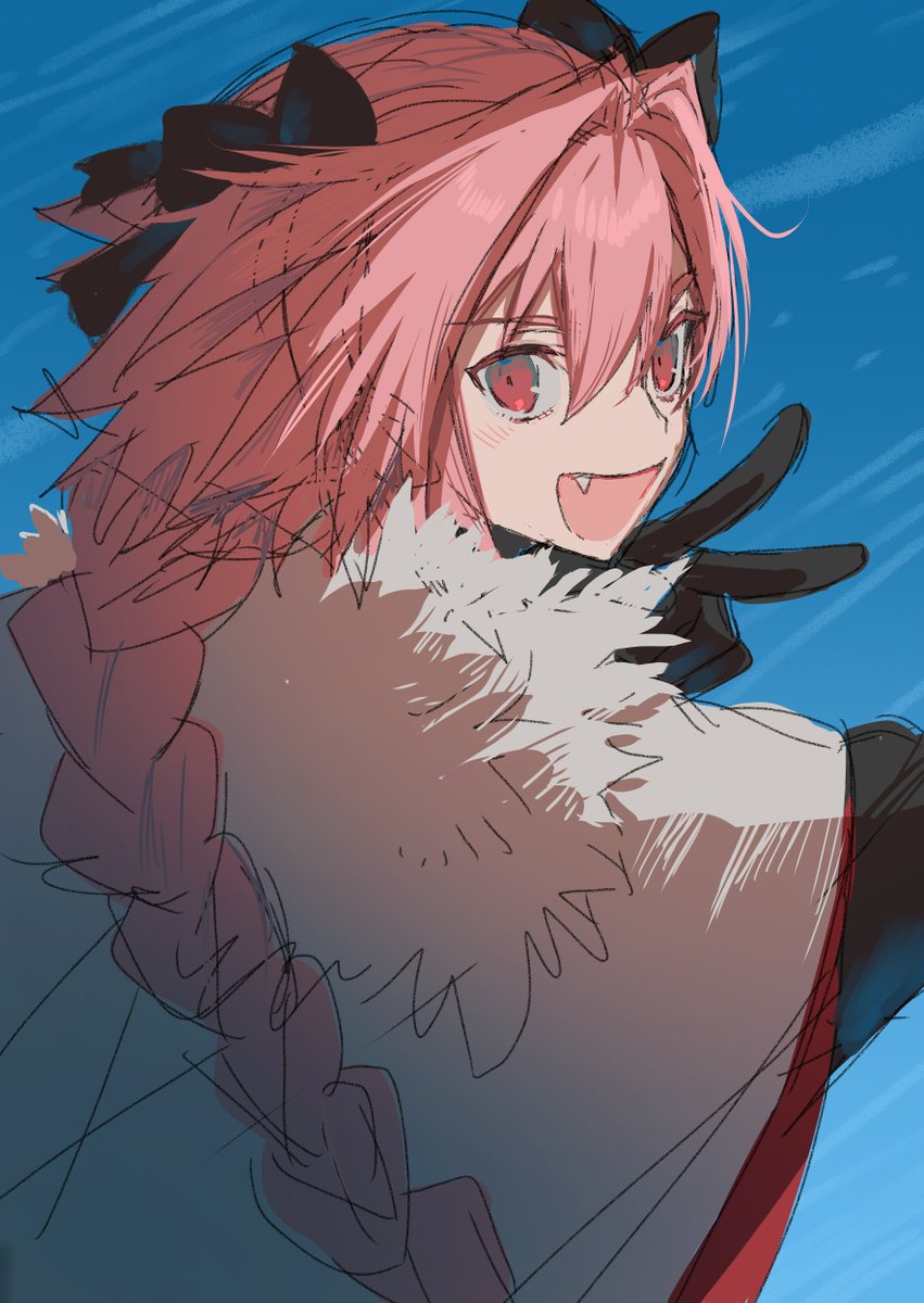 astolfo (fate) solo long hair looking at viewer blush smile open mouth 1boy  illustration images