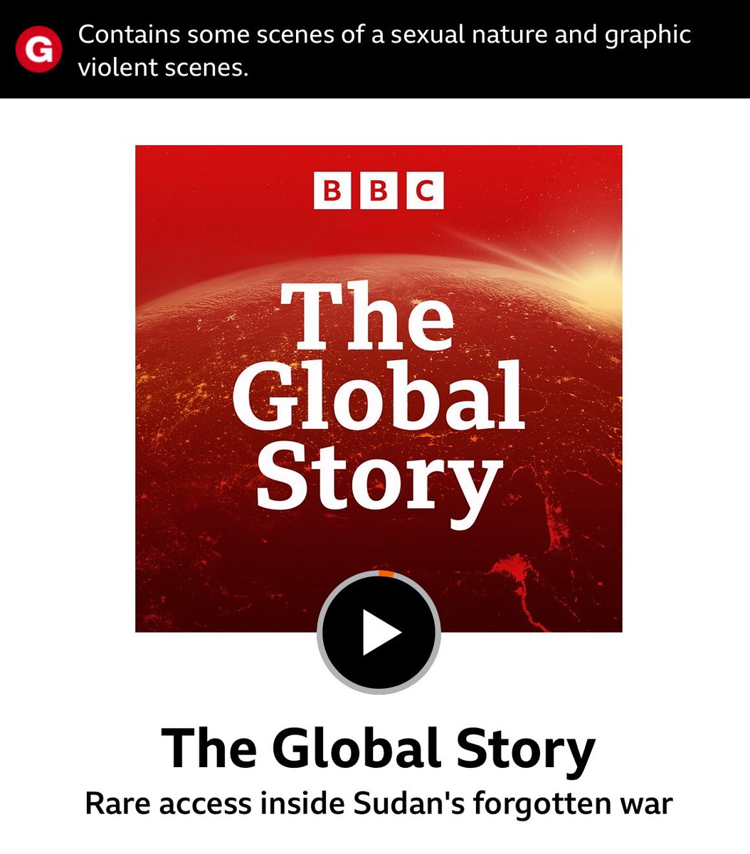 @CliveMyrieBBC @FerasKilaniBBC @Mibrah_ @BBCArabic And do listen to @FerasKilaniBBC & @MercyJuma_ on #TheGlobalStory on @BBCSounds or wherever you get your podcasts . Shocking stories from #Sudan - the “forgotten war”