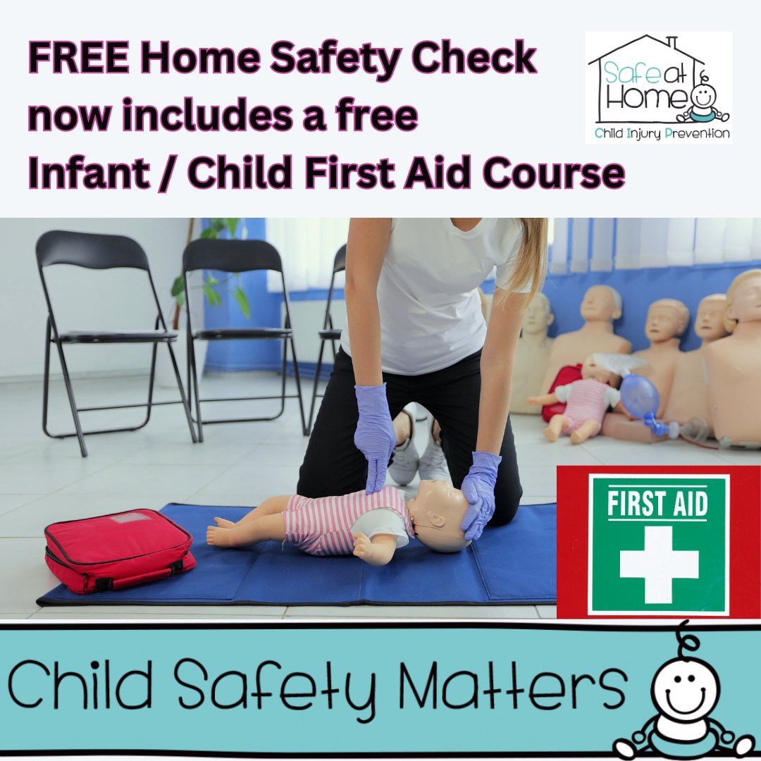 📢LUTON FAMILIES Are you interested in attending a FREE Infant & Child First Aid Course? 👉 BOOK a free Home Safety Check ✅ Then receive an invitation to the First Aid course ⤵️ APPLY HERE for your FREE Home Safety Check: safeathomecip.org.uk/apply-online-2/ #InfantFirstAid #ChildFirstAid