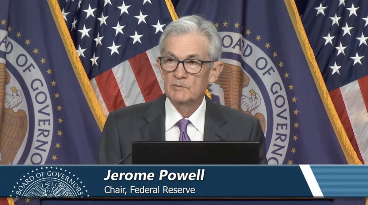 JUST IN: 🇺🇸 Fed Chair Powell says it will likely be appropriate to start easing policy restraint this year 👀