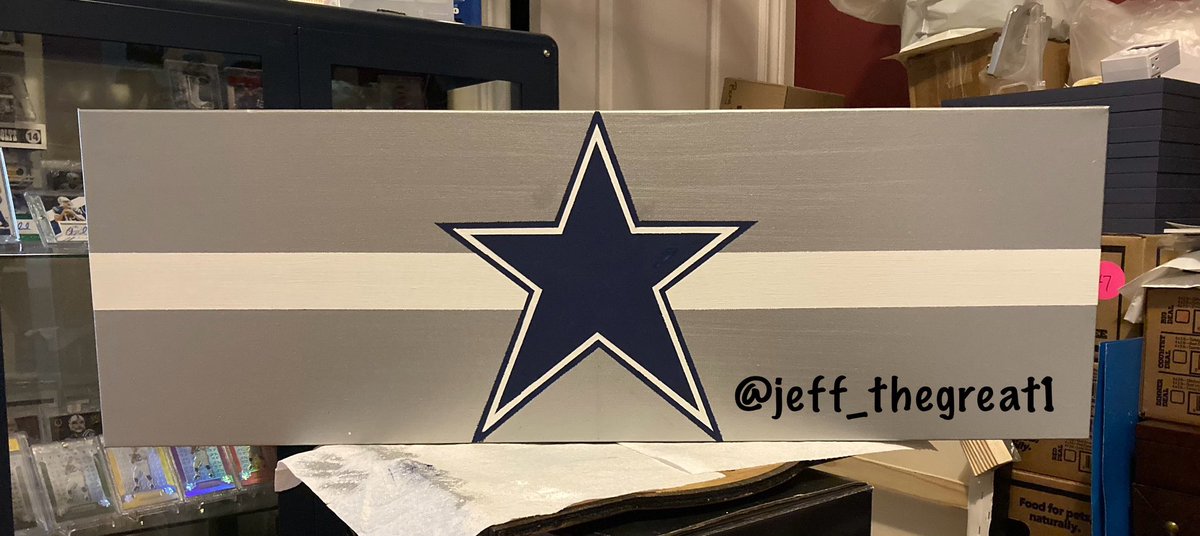 jeff_thegreat1's tweet photo. Day 2 on this @dallascowboys painting for my son’s new apt and things are moving along very well.
Still some work to go but Im happy so far and Im sure he will be to 😁
#Art #Painting #Cowgirls #CanvasPainting #LetsGoColts https://t.co/xjvgD77nBE