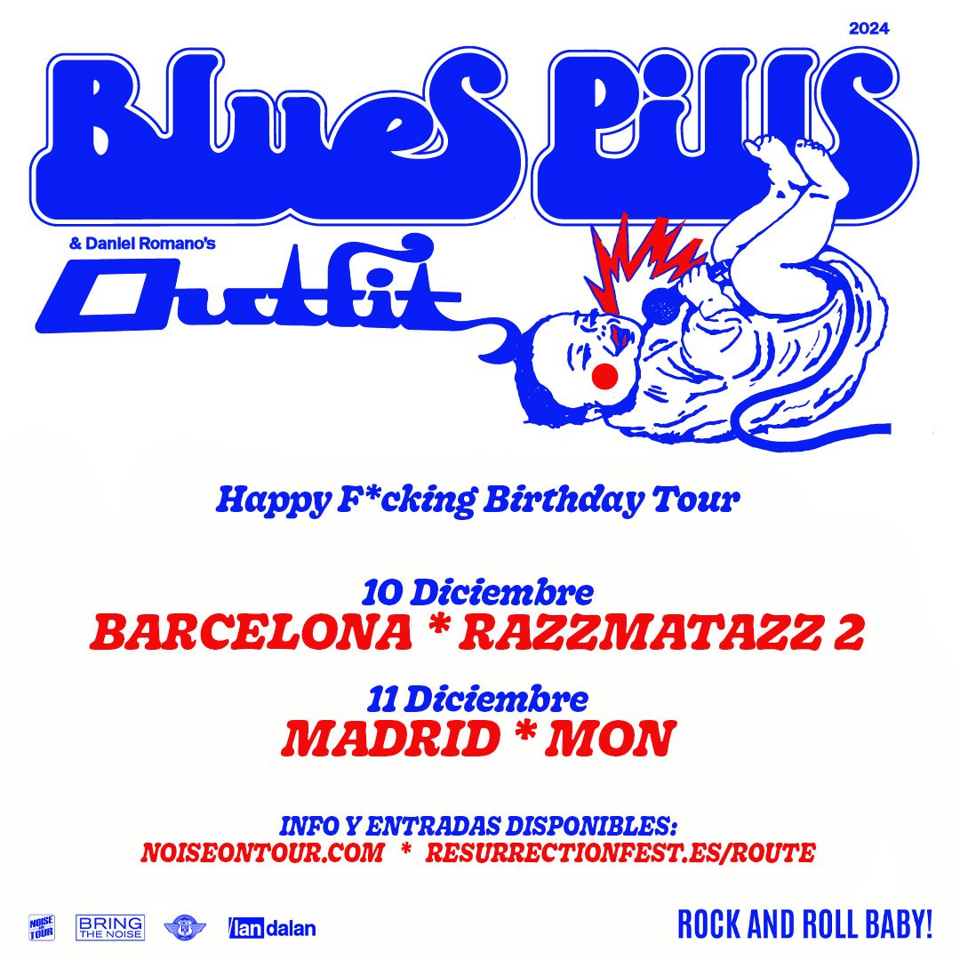 Blues Pills actuará en Madrid y Barcelona en diciembre de 2024.
buff.ly/3THBzJR