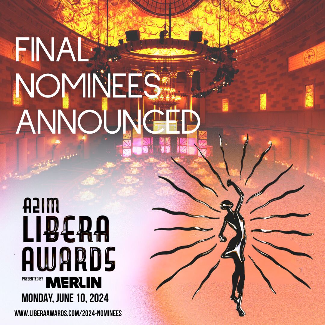 Results are in: Final nominees for the 2024 @a2im Libera Awards are here! 🏆 Congratulations to all of the incredible nominated works and organizations! Nominees: bit.ly/43r5xVA 📥 REMINDER: Final round of Voting is now OPEN until April 3. Members, get those votes in!