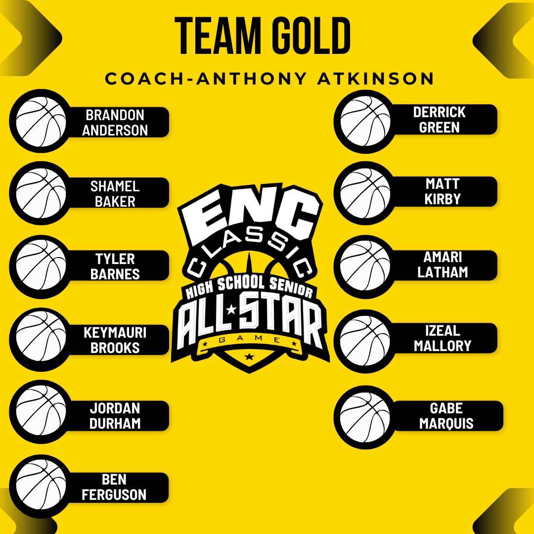ENC All Star Team Black &amp; Gold Rosters 🖤💛
Comment below who you think is going to take the win home! 

#encclassic