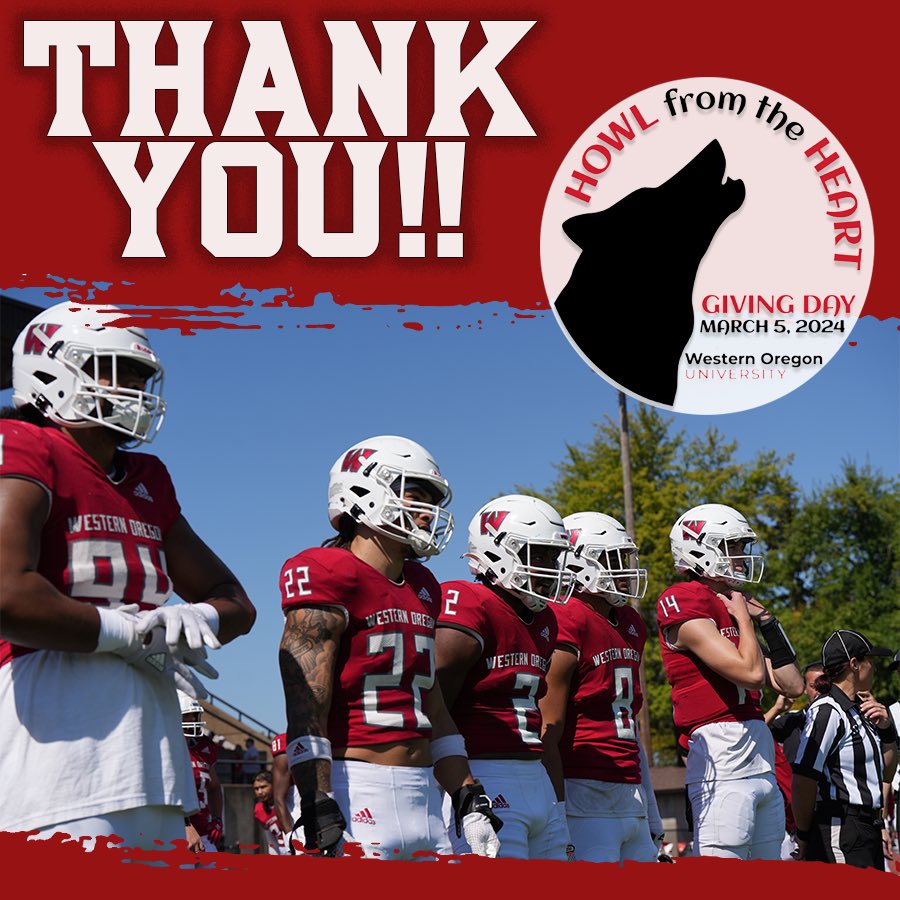 During #WOUGivingDay in 24 hours our alumni and supporters came together, and wow, was your support huge‼️ $24,000 Raised in 24 hours ‼️ 🐺 #Wolvesup #MakingADifference #woufb #PackMentality