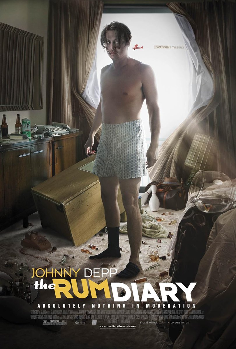 #JustWatched #FilmX 

#TheRumDiary (2011)

#JohnnyDepp #AaronEckhart #RichardJenkins #GiovanniRibisi 

#FirstWatch