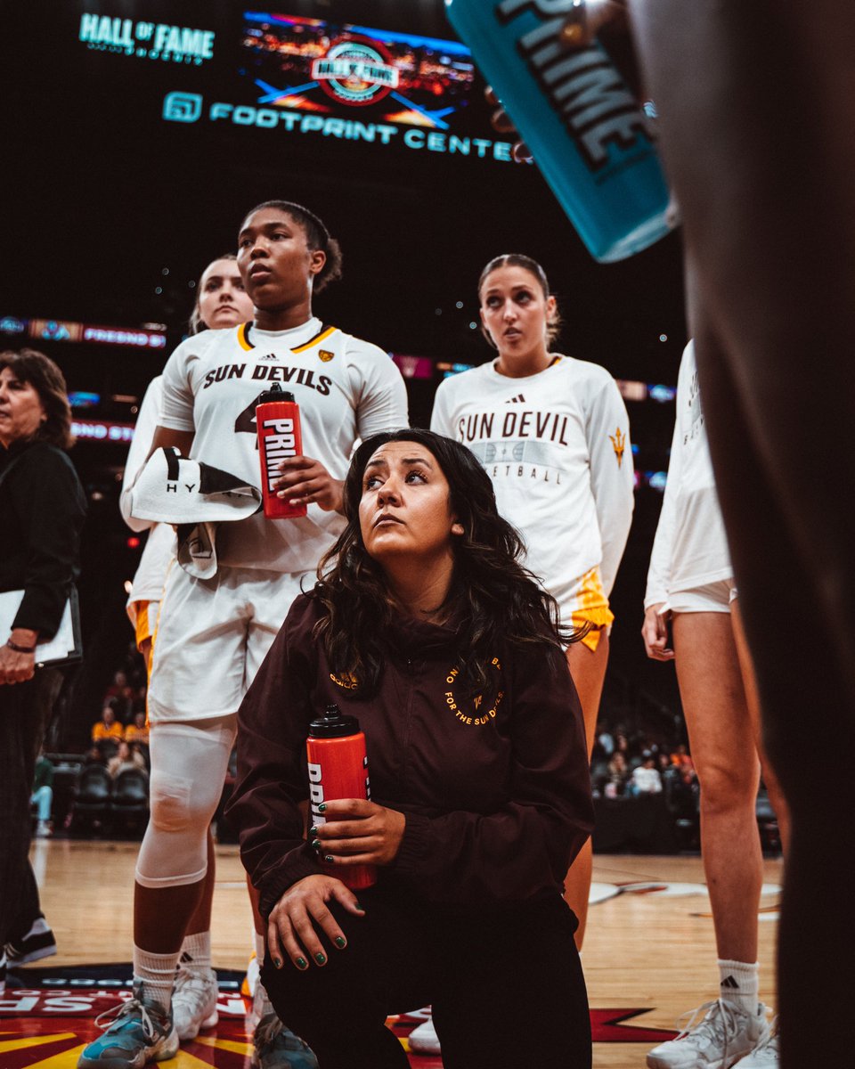 SunDevilWBB's tweet photo. It’s National Athletic Trainer Month and we want to show love to our athletic trainer, Analysa Mata! Thank you for everything you do behind the scenes and keeping our players healthy! 

#ForksUp /// #O2V https://t.co/1GjaIMh0b3