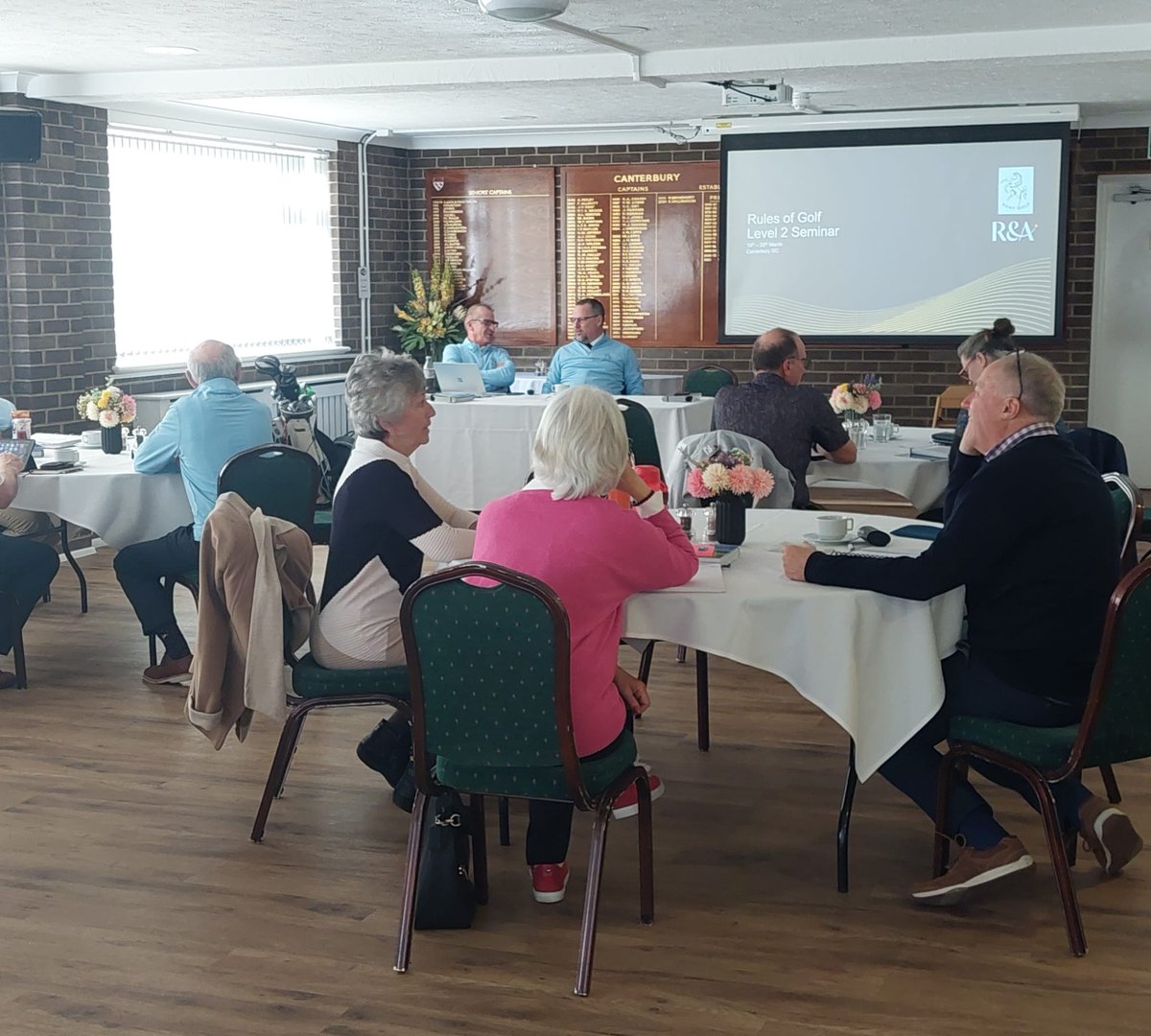 Thank you to Ash Weller, Jane Marr, and Sam Smith, who ran a two day Kent Golf Level 2 Rules Course, and thank you to @Canterbury_GC for hosting 🙏

#amateurgolf #golfrules #rulescourse #countygolf #KentGolf