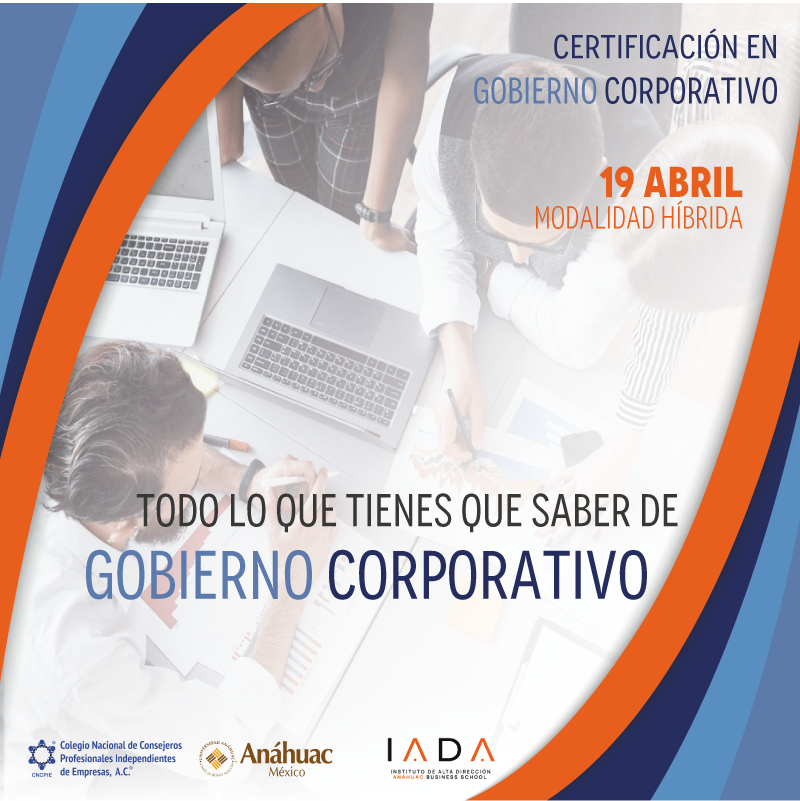 ¿Te interesa que tu organización o empresa sea más rentable y sostenible? Certifícate en Gobierno Corporativo, y conoce cómo, a través de su implementación, puedes analizar, evaluar y modificar la dirección de la empresa.

Inscríbete:  cncpie.org/certificacion-…