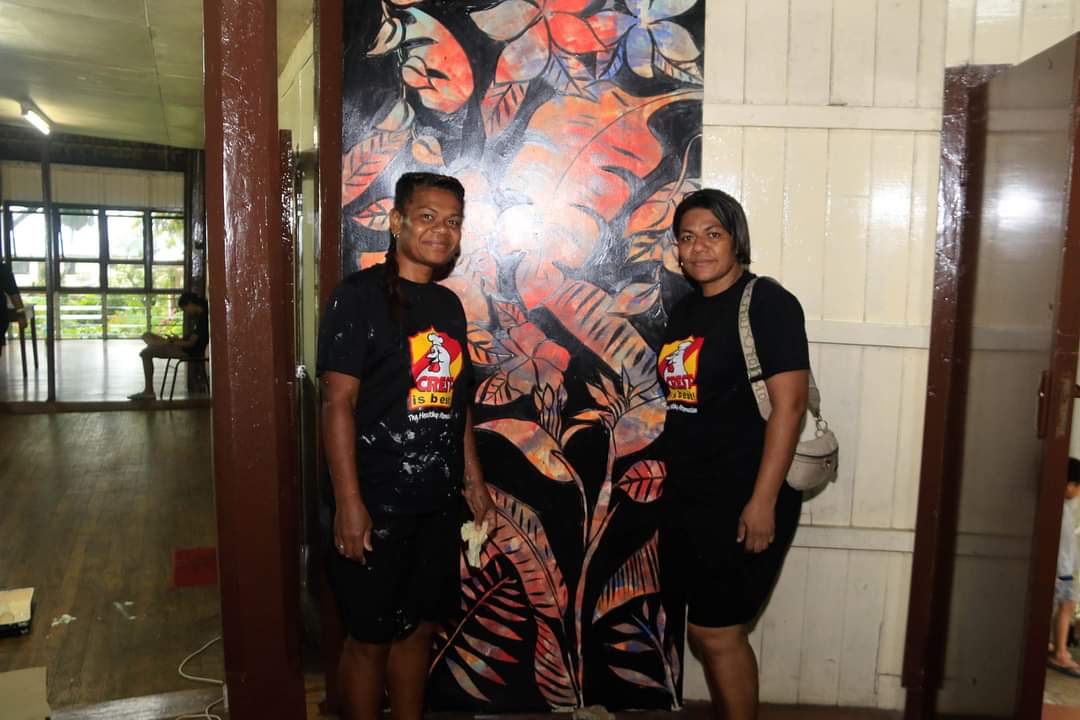 We have spent the past weeks at Soqosoqo Vakamarama Itaukei in Nabua touching up the space to prepare it for it 100 years anniversary this year, marked as an oldest NGO that empowers indigenous women in our communities 

Amazing volunteers, Staff of Goodman and everyone involved