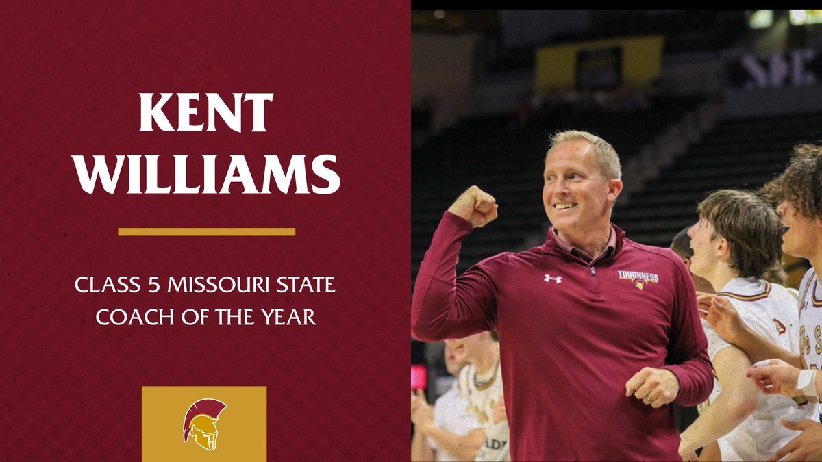 Honored to be recognized as the Class 5 Missouri State Coach of the Year. Great Players and Dedicated Assistant Coaches!!! Thanks for making this season special! #Missionbacktotradition. ⁦@DeSmetJesuitHS⁩