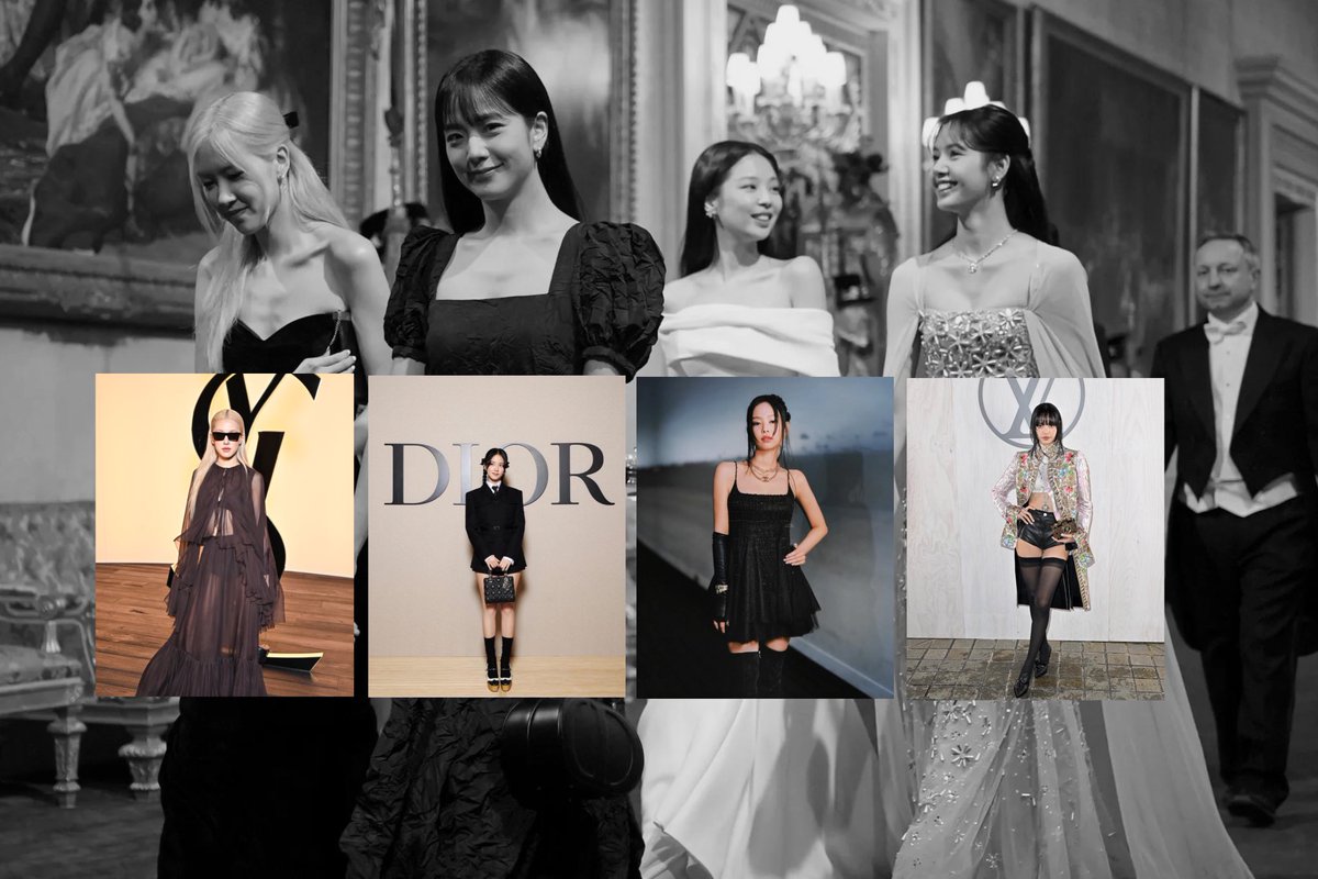 WorldwideBLINK's tweet photo. Top Influencers of Autumn-Winter 2024-2025 Fashion Weeks:

1. #ROSÉ - $13.4 million
2. #JISOO - $11.8 million
8. #JENNIE - $5.3 million
16. #LISA - $3.7 million

🔗:https://t.co/NXAomRRxsq

#BLACKPINK @BLACKPINK https://t.co/AJvp0evPbx