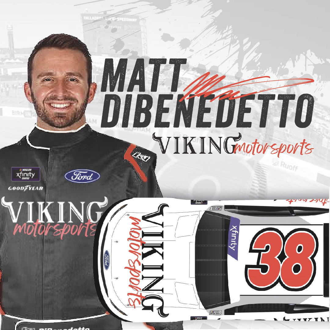 We are THRILLED to announce that we have teamed up with seasoned veteran @mattdracing for the 2024 NASCAR #Xfinity Season 🚗💨 Get ready for some adrenaline-pumping action for Matt's debut at Richmond Raceway on March 30th!💥 #NASCAR #VikingMotorsports #DiBenedettoComeback