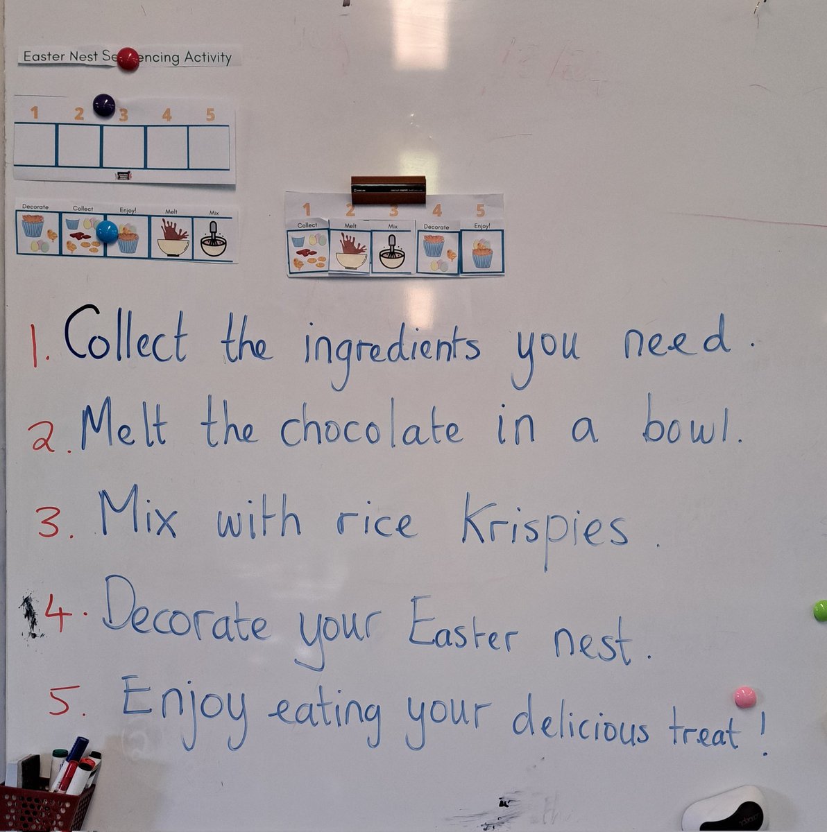 BishopHartyNS's tweet photo. Great fun making delicious chocolate Easter nests in 1st and 2nd Class today π£πͺΊ π We really enjoyed ourselves @NenaghGuardian #Easter #eastertreat #easternests #chocolate #chicks https://t.co/rF4eBgRyqA