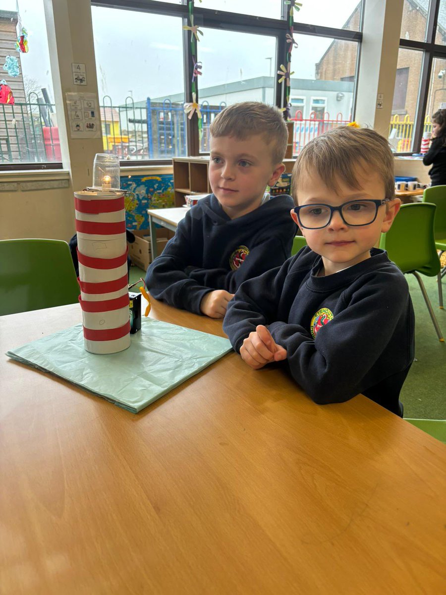 EyemouthPrimary's tweet photo. Today P2A turned their models into working lighthouses. Jemma from Eyemouth High School came to help us build our circuits. A huge thank you to Jemma. #EyemouthEnriches https://t.co/FQnb9qjCKt