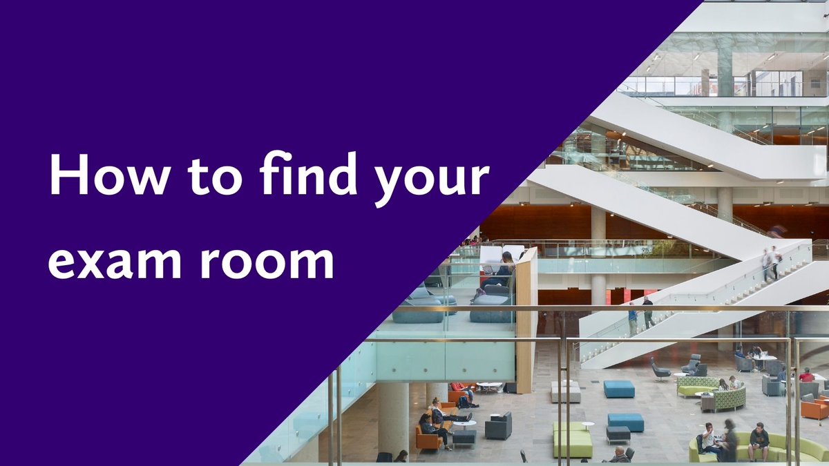 #StudyTip: Find your exam room before your exam. 🧭 Find the guide: bit.ly/3LrC0ks