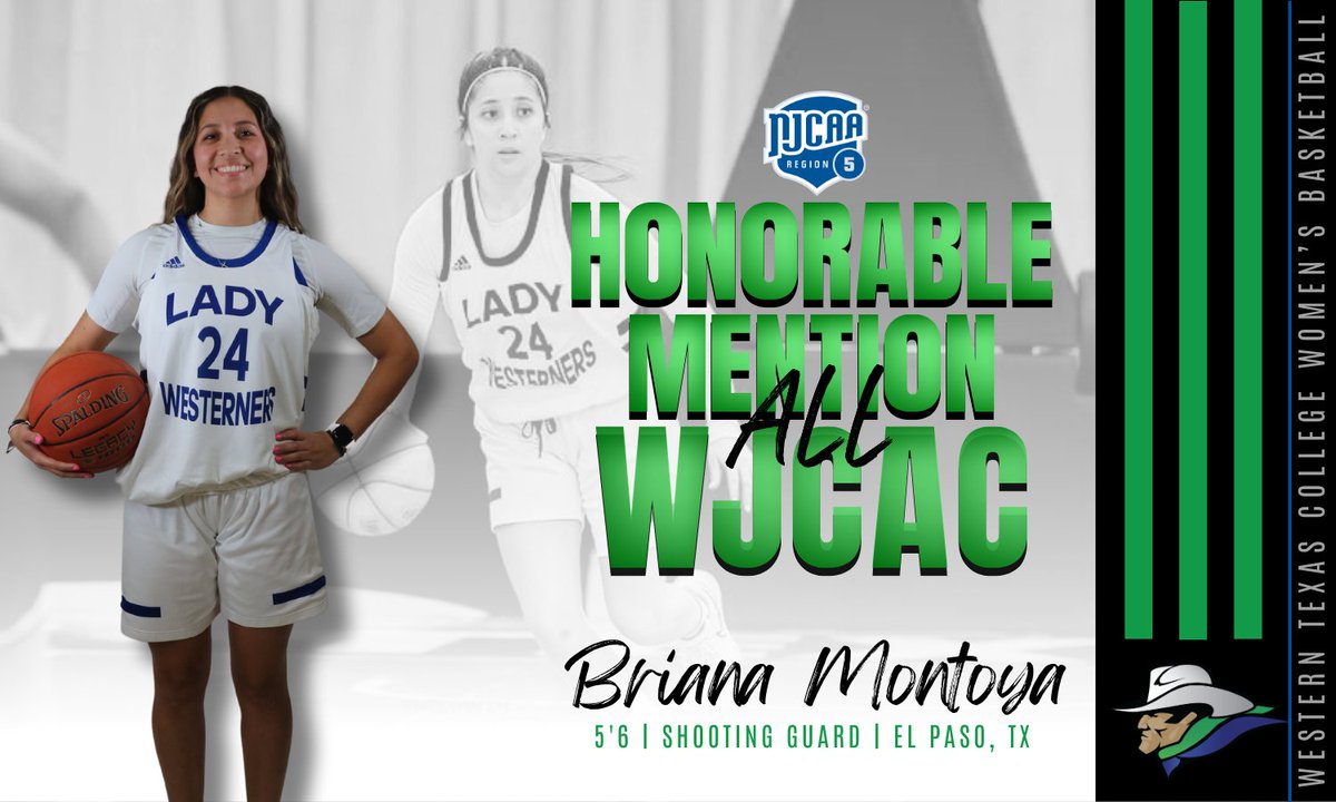 Western Texas College WBB (@wtchoops) on Twitter photo Congratulations <a href="/BrianaMontoya24/">Briana Montoya</a> 🤠
Honorable Mention All-WJCAC 🏀
🔵 11.6 PPG
🔵 41 % 3pt (1st in WJCAC)
🔵 13th Overall Conference Scorer Congratulations <a href="/BrianaMontoya24/">Briana Montoya</a> 🤠
Honorable Mention All-WJCAC 🏀
🔵 11.6 PPG
🔵 41 % 3pt (1st in WJCAC)
🔵 13th Overall Conference Scorer