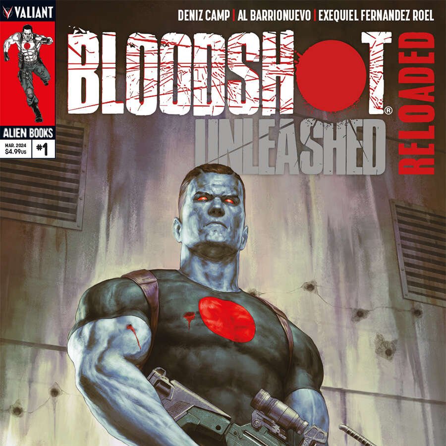 Don't miss this sequel to the critically acclaimed Bloodshot Unleashed! Bloodshot Unleashed: Reloaded #1 is available now from @alien_books & @ValiantComics Get it here: tinyurl.com/fevhjnct #comicbooks #newcomicbookday #NCBD