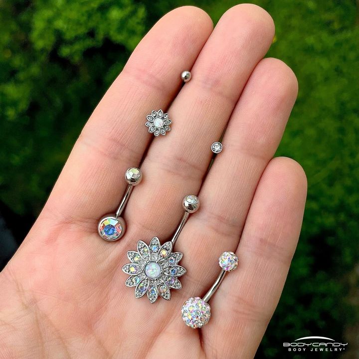 Spring-ready opal sets 🌻 
Shop these looks 🌞 bit.ly/48ZzjBX

#bodycandy #bodyjewelry #bodymods #piercings #bellyrings #bellypiercings #cartilagepiercing #lipring